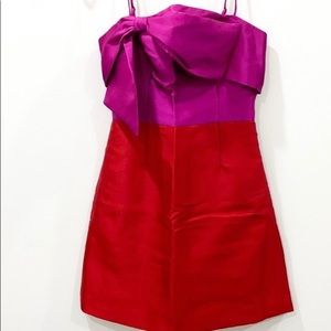 Hutch colorblock cocktail dress